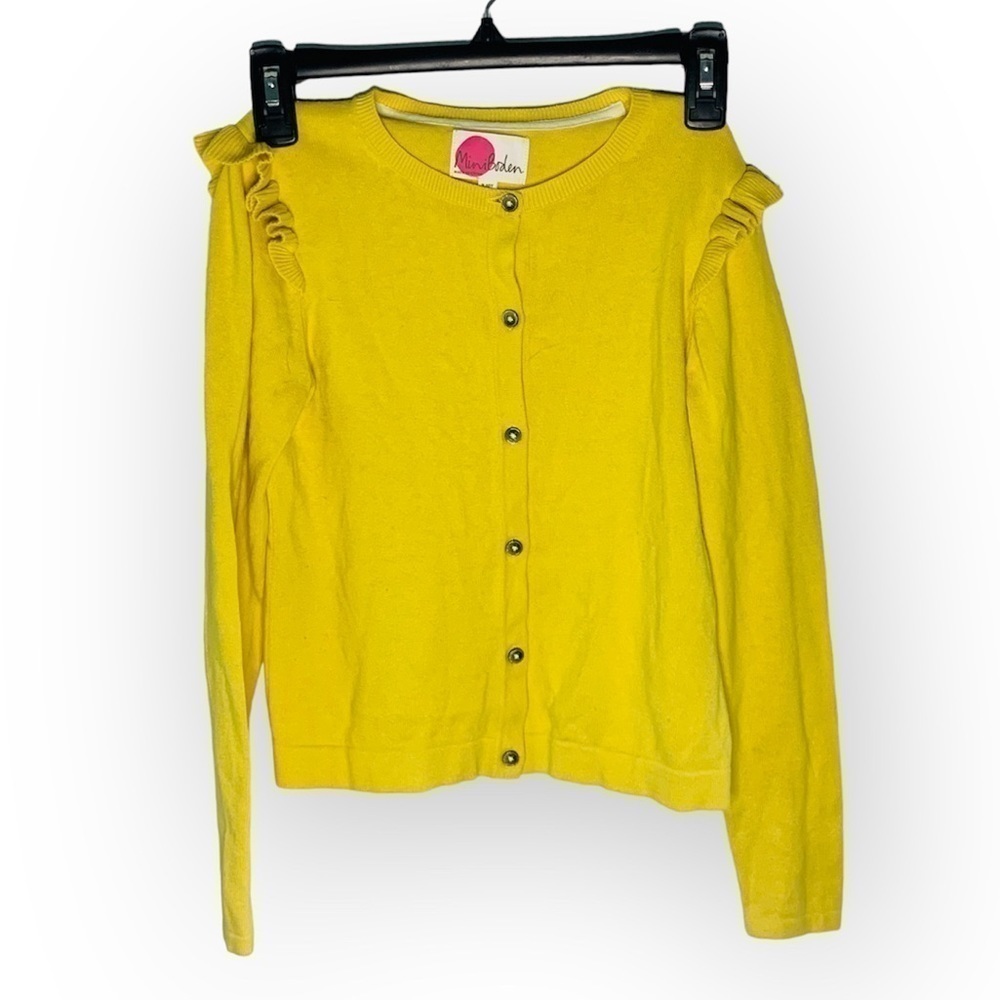 Mini Boden Yellow Sweater Size 9-10 years old